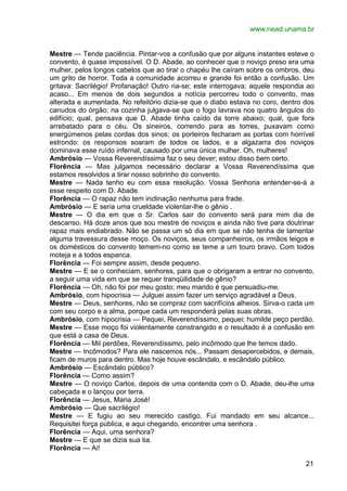 O Noviço de Martins Penna