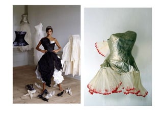Vestidos con material reciclable PPT