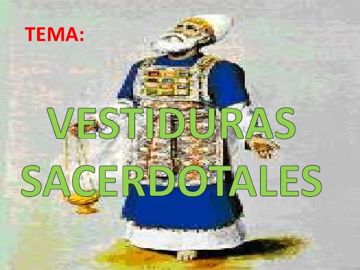 Vestiduras sacerdotales