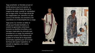 Vestimenta masculina en la antigua Roma