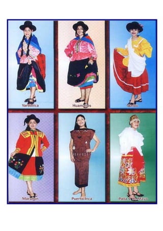 Vestuario tradicional del peru