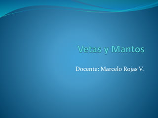 Docente: Marcelo Rojas V.
 