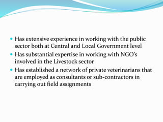 Experience and scaling up ECF immunization delivery in Tanzania 