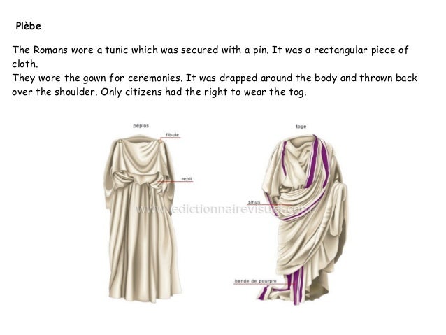 clothes at roman