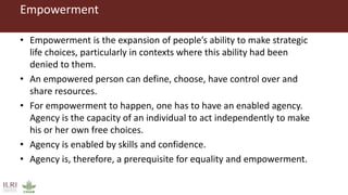 Malawi veterinary students’ training in equity, gender and empowerment