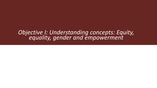 Malawi veterinary students’ training in equity, gender and empowerment