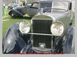 1934 HispanoSuiza J12 Fernandez Darrin Coupe de Ville 