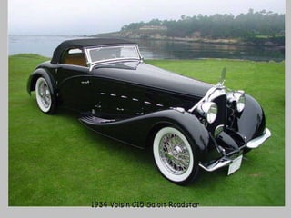 1934 Voisin C15 Saloit Roadster 