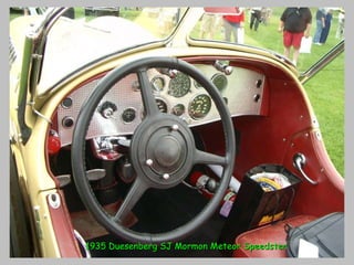 1935 Duesenberg SJ Mormon Meteor Speedster 