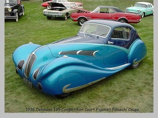 1936 Delahaye 135 Competition Court Figoniet Falaschi Coupe 