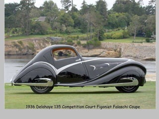 1936 Delahaye 135 Competition Court Figoniet Falaschi Coupe 