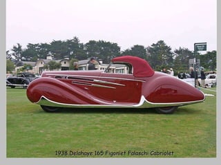 1938 Delahaye 165 Figoniet Falaschi Cabriolet 