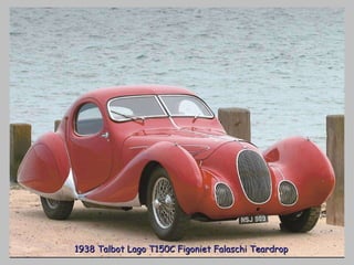 1938 Talbot Lago T150C Figoniet Falaschi Teardrop 