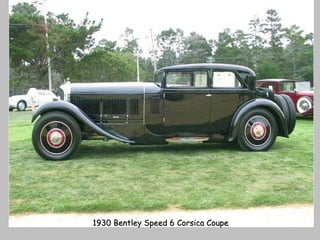 1930 Bentley Speed 6 Corsica Coupe 