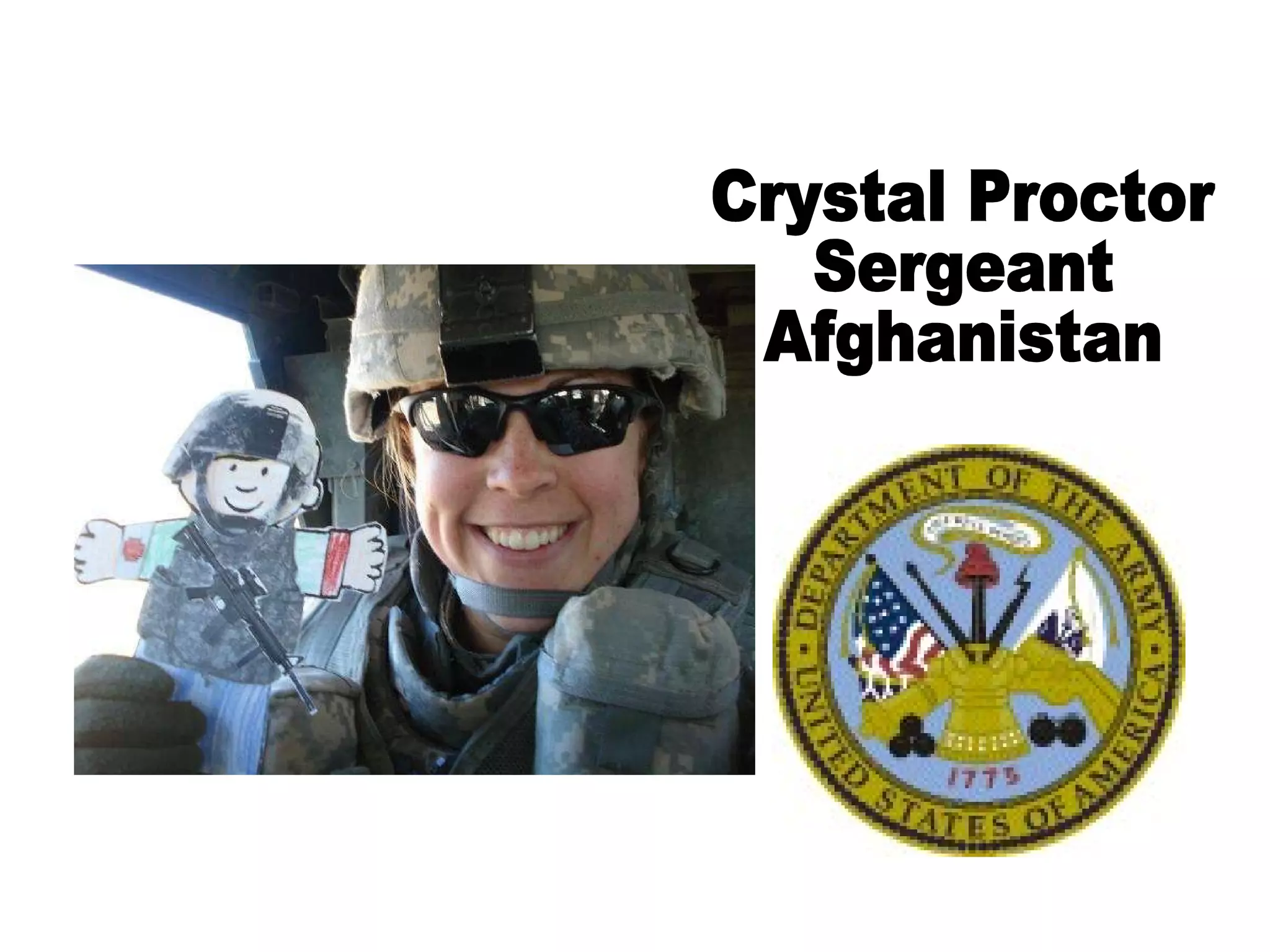 Crystal Proctor Sergeant Afghanistan 