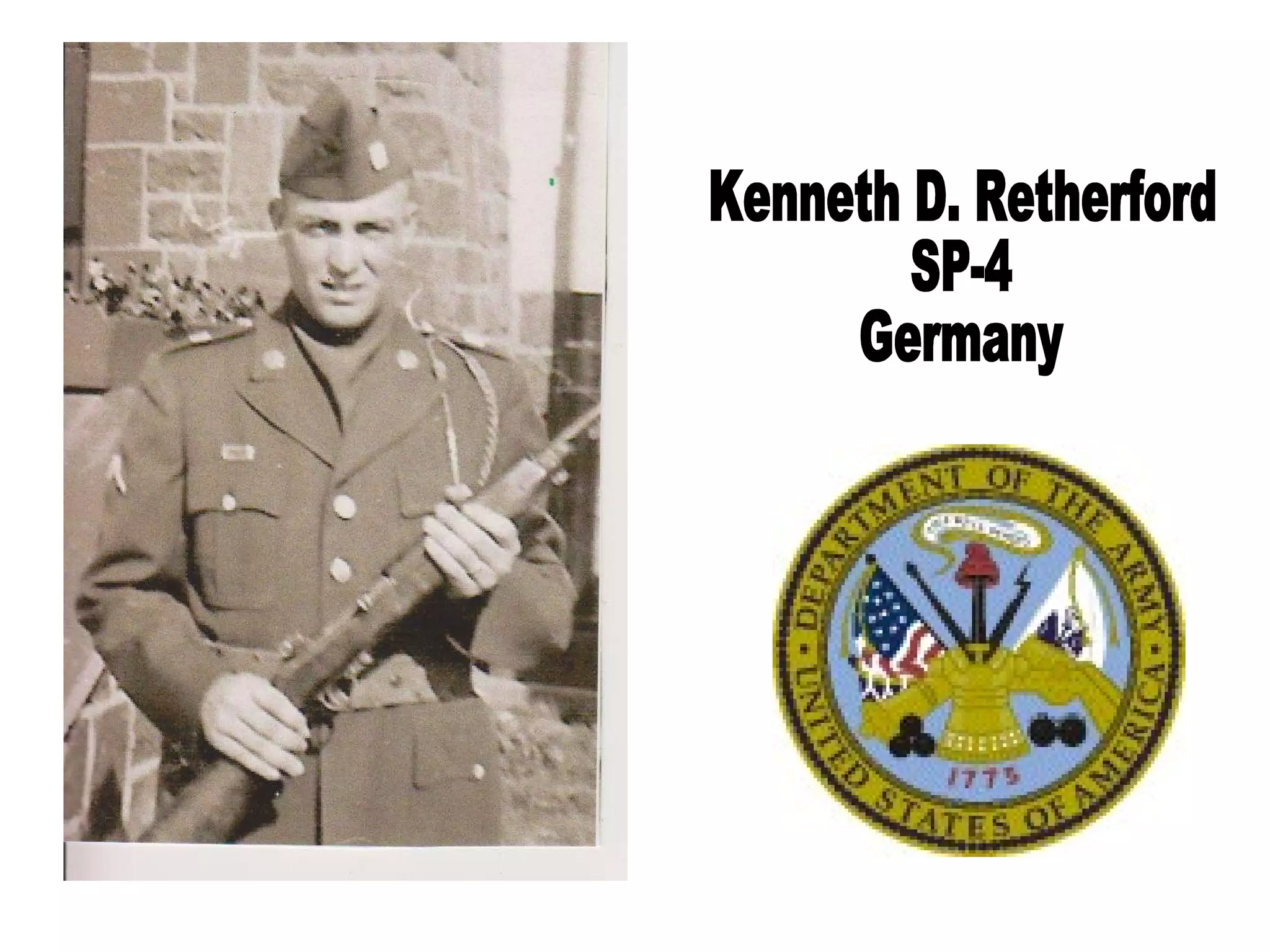 Kenneth D. Retherford SP-4 Germany 