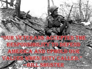 Purcell Marian Honors Those Who Have Served:  Veterans Day 2013