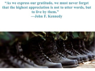 Purcell Marian Honors Those Who Have Served:  Veterans Day 2013