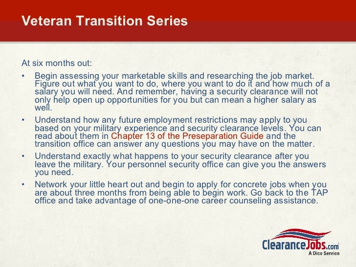 Military separation guide