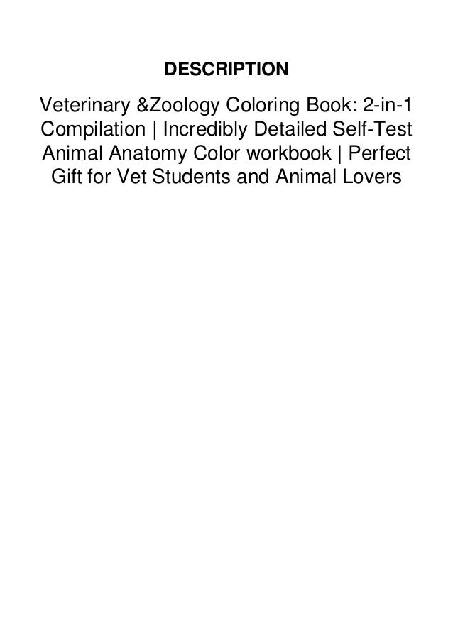 Download Download Pdf Veterinary Zoology Coloring Book 2 In 1