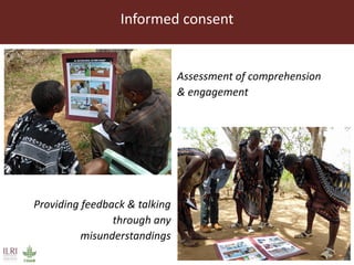 Veterinary communication for development