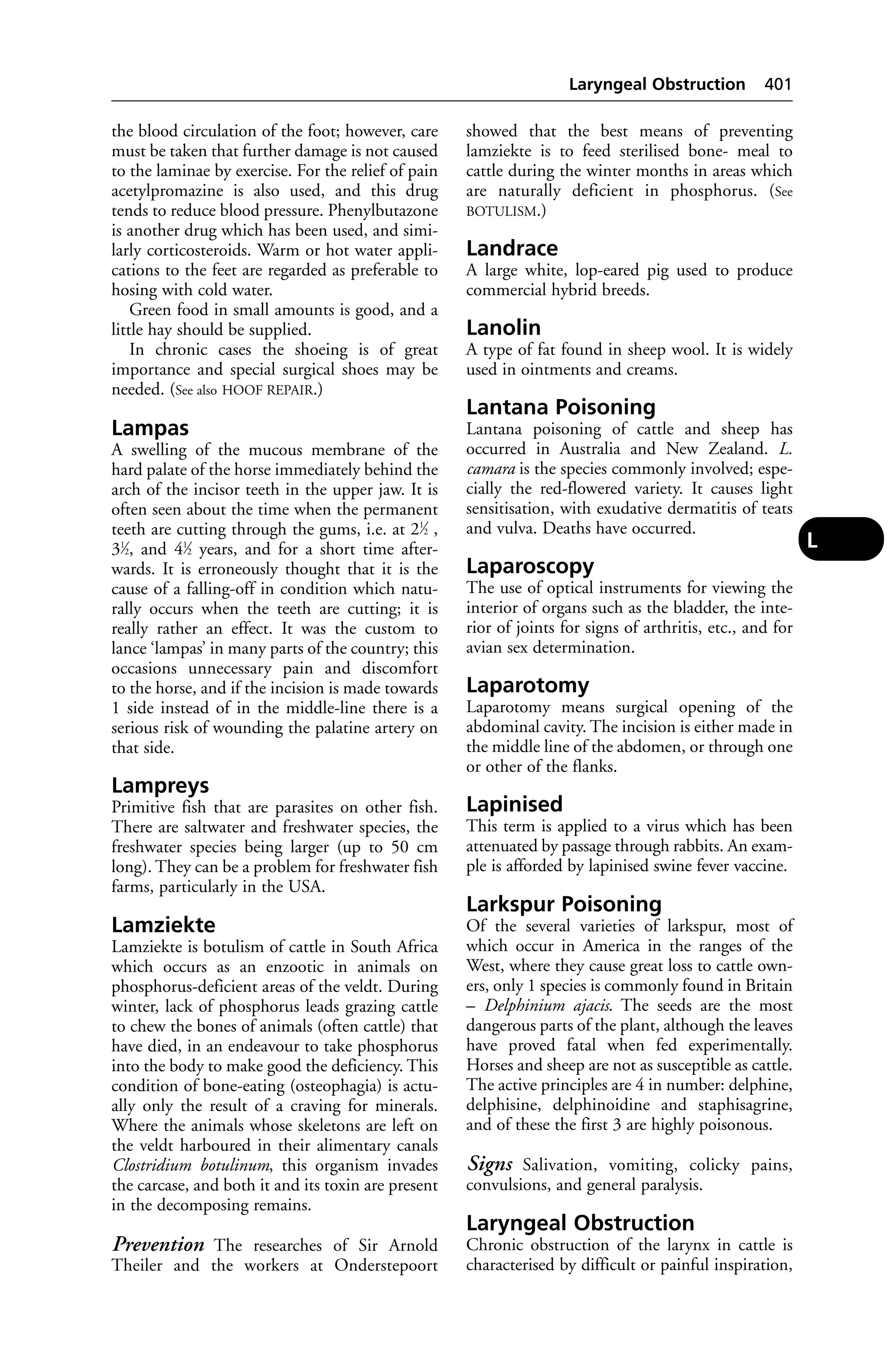 Veterinary dictionary _21st_edition