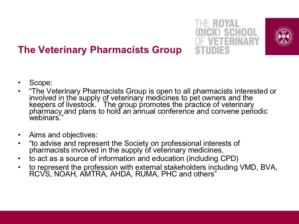 Veterinary pharmacy