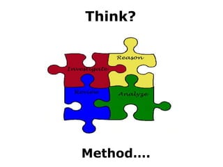 Think?
Method….
 