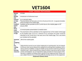 VET1604
 