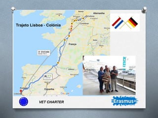 VET CHARTER
Trajeto Lisboa - Colónia
 
