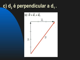 c) d2 é perpendicular a d1 .
 