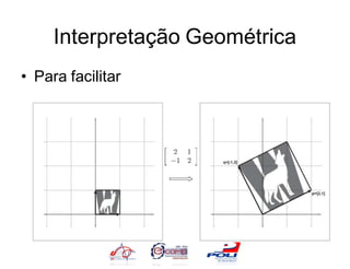 Interpretação Geométrica
• Para facilitar
 