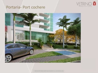 Portaria- Port cochere
IMAGEM PRELIMINAR SUJEITA A ALTERAÇÃO
 