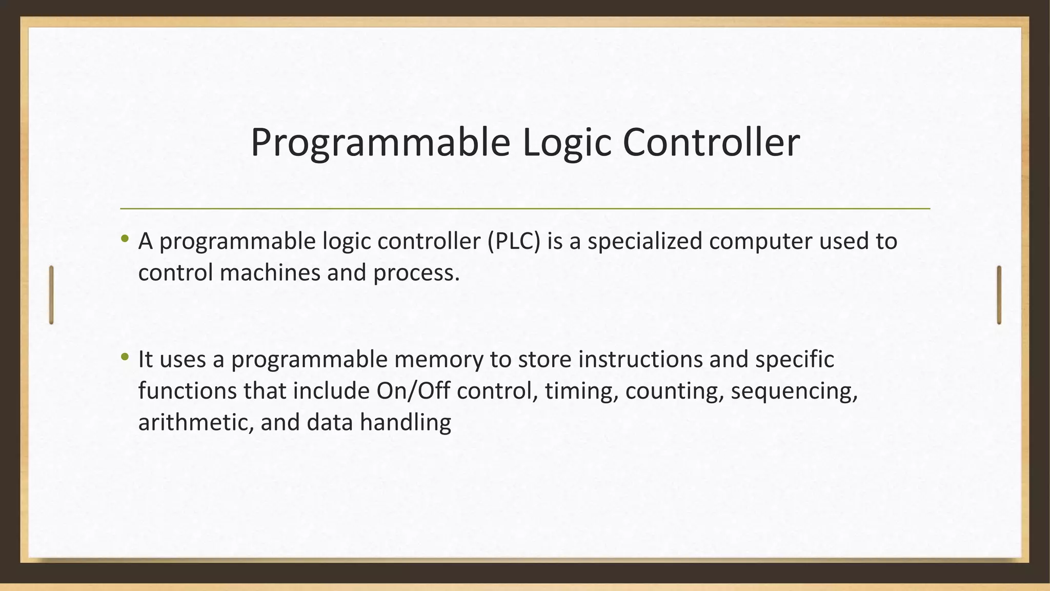 programmable logic controller | PPT