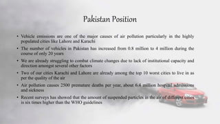 Vehicle Emission Testing Stations in Pakistan | PPTX