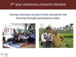 Veterinary skills for international development
