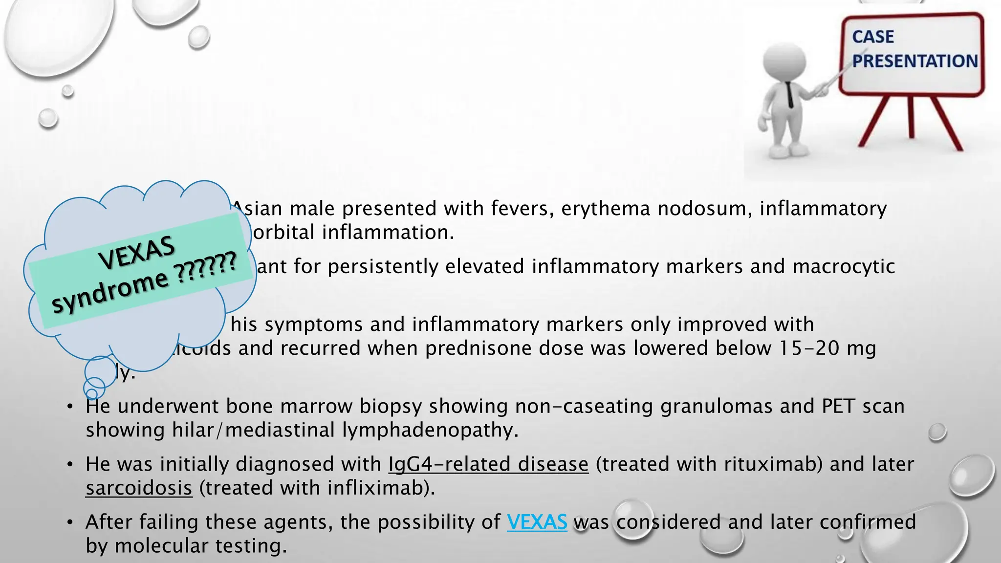 Vexa's Rashes VEXAS syndromes , a diagnostic Puzzlepptx | PPTX