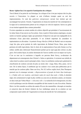 Financiarisation du marché de l'art