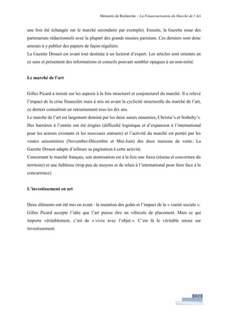 Financiarisation du marché de l'art