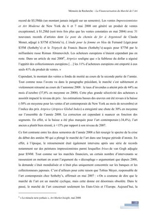 Financiarisation du marché de l'art