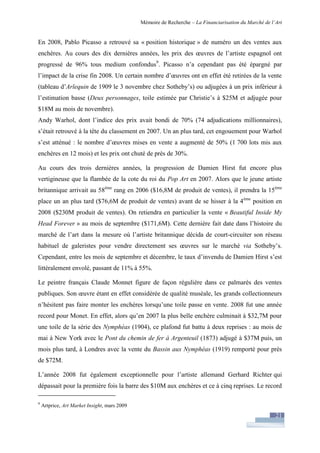 Financiarisation du marché de l'art