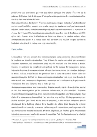 Financiarisation du marché de l'art