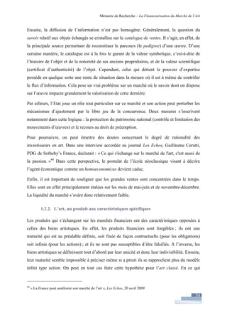 Financiarisation du marché de l'art