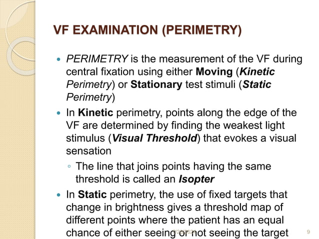 Visual field print out interpretation and analysis | PPTX | Eye and ...