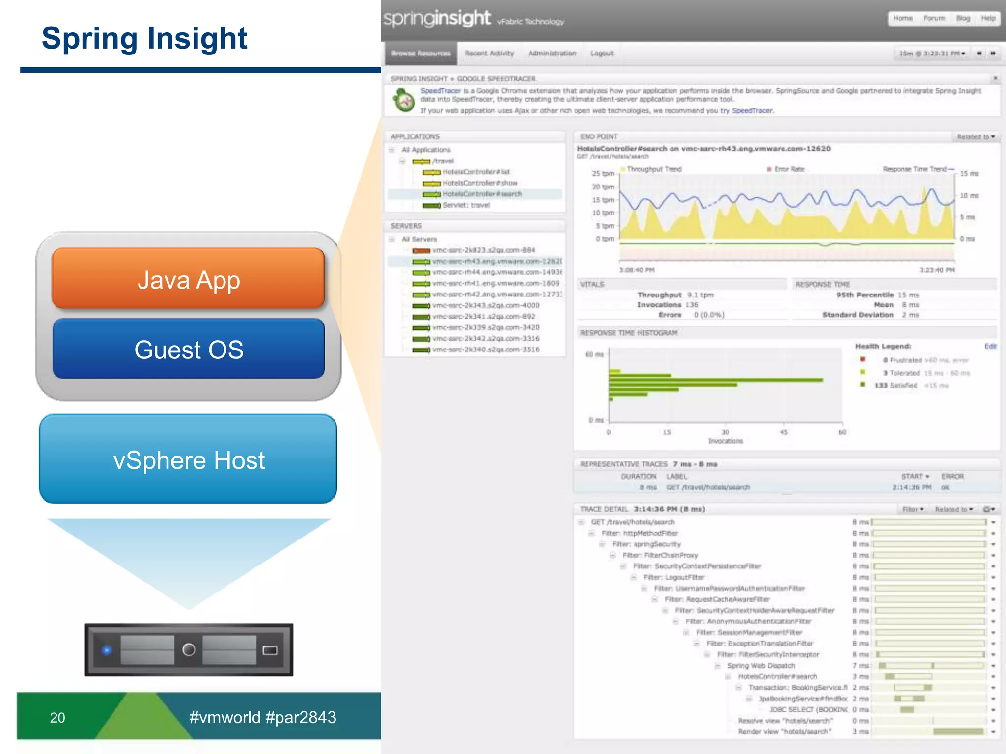 Spring InsightJava AppGuest OSvSphere Host
