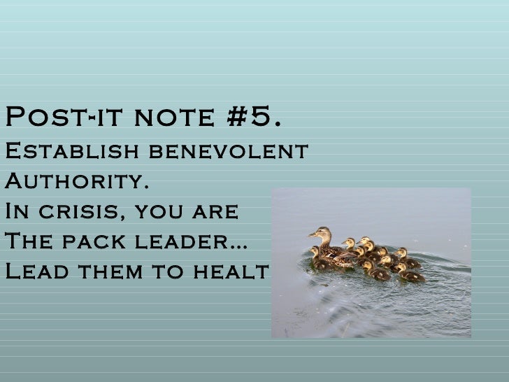 Verbal First Aid Words ARE Medicine