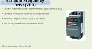 Vfd (Variable Frequency Drive) PPTX
