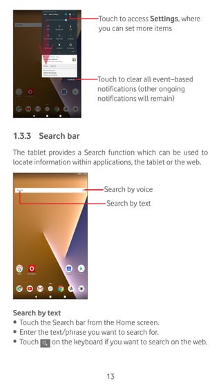Vodafone Smart Tab N8 Manual/User Guide | PDF