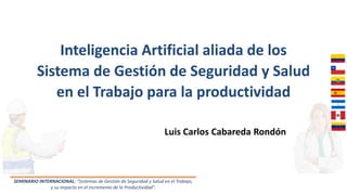 Inteligencia Artificial aplicada a la Seguridad y Salud en el Trabajo | PDF