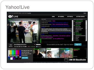 Yahoo!Live 